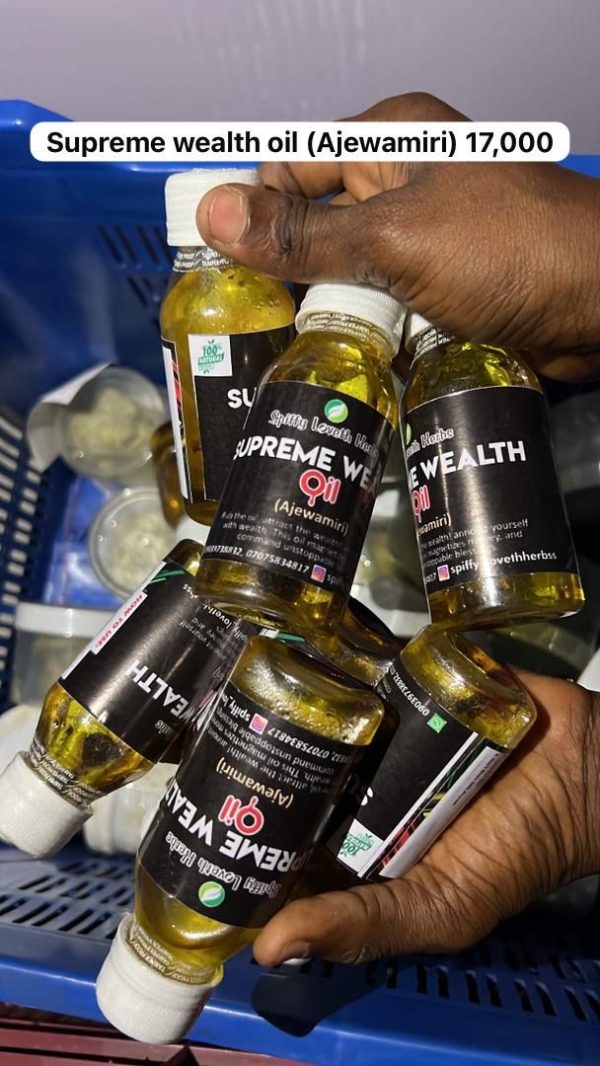 Supreme wealth oil (Ajewamiri oil)