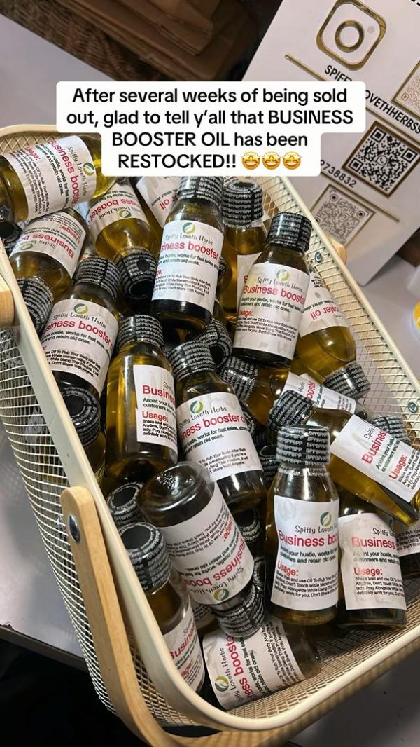 Business booster oil