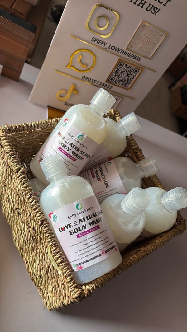 Love and attraction body wash