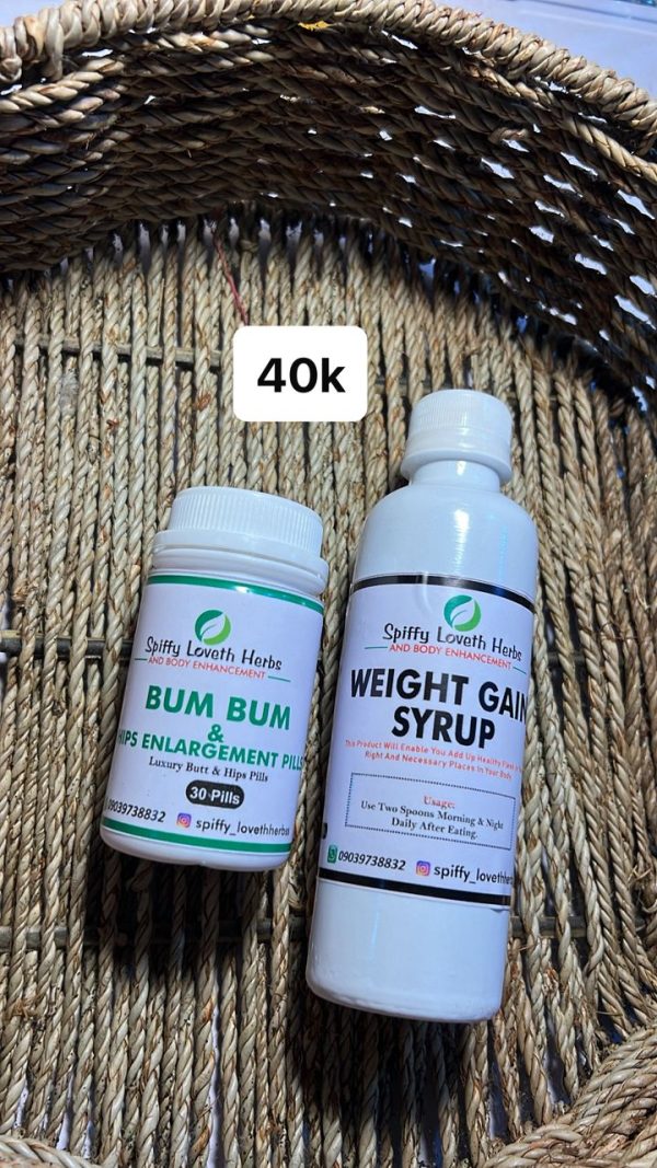 Bum bum pills & Weightgain syrup